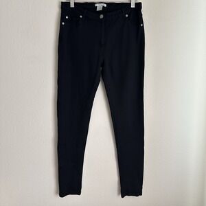 Alberto Makali Pants‎ Womens 6 Black Skinny Stretch Ponte 5-Pocket Mid Rise